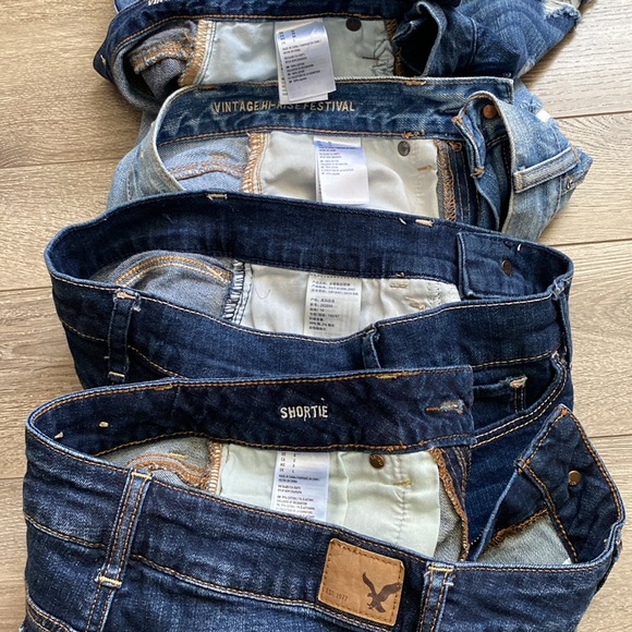 Bundle 3 American Eagle Outfitters 1 Abercrombie & Fitch shorts - Picture 4 of 8